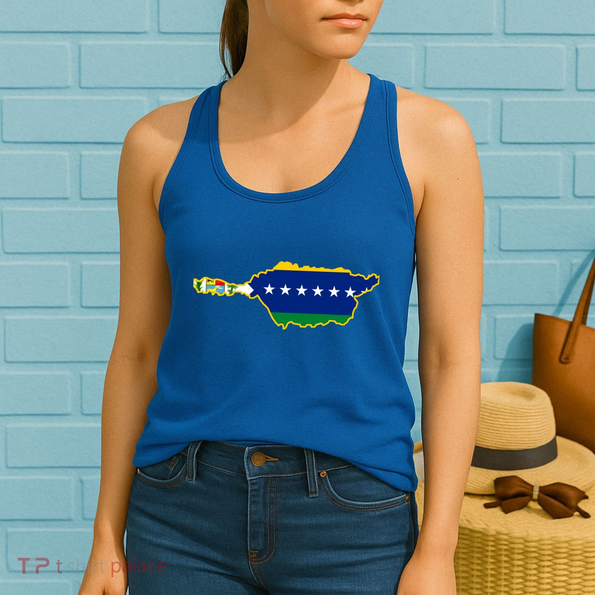 Flag Map Of Apure State Of Venezuela Gift Women's Tank Top