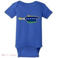 Flag Map Of Apure State Of Venezuela Gift Baby Bodysuit thumb 0