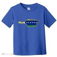 Flag Map Of Apure State Of Venezuela Gift Toddler T-Shirt thumb 0