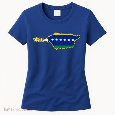 Flag Map Of Apure State Of Venezuela Gift Women's T-Shirt