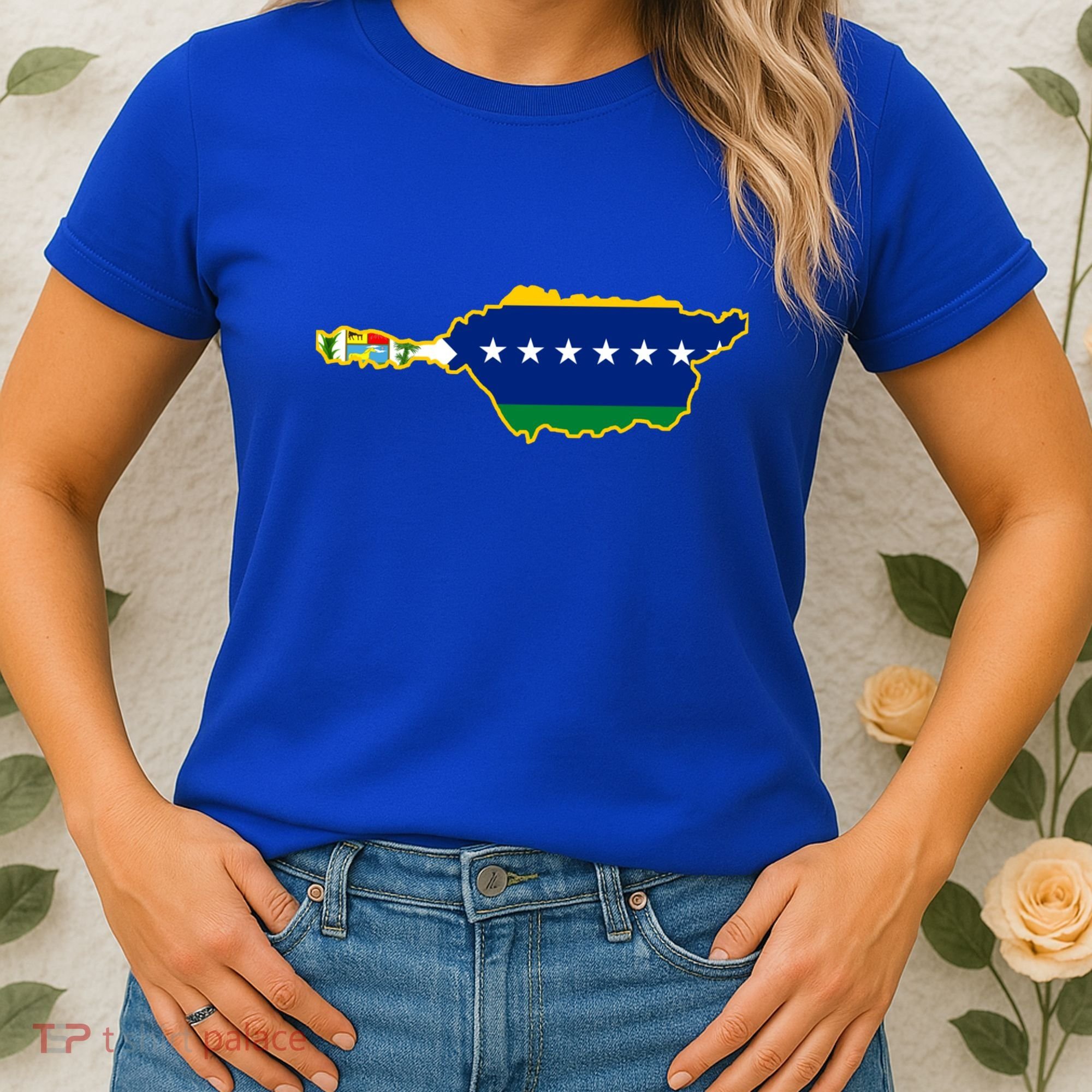 Flag Map Of Apure State Of Venezuela Gift Women's T-Shirt