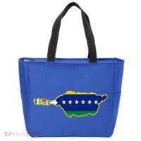 Flag Map Of Apure State Of Venezuela Gift Tote Bag thumb 0