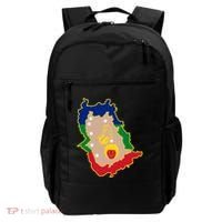 Flag Map Of Amazonas Venezuela Gift Backpack thumb 0