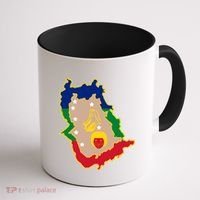 Flag Map Of Amazonas Venezuela Gift Coffee Mug thumb 1