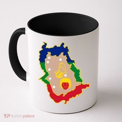 Flag Map Of Amazonas Venezuela Gift Coffee Mug