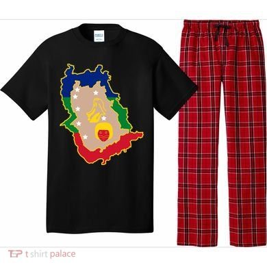 Flag Map Of Amazonas Venezuela Gift Pajama Set