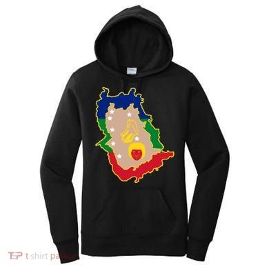 Flag Map Of Amazonas Venezuela Gift Women's Hoodie