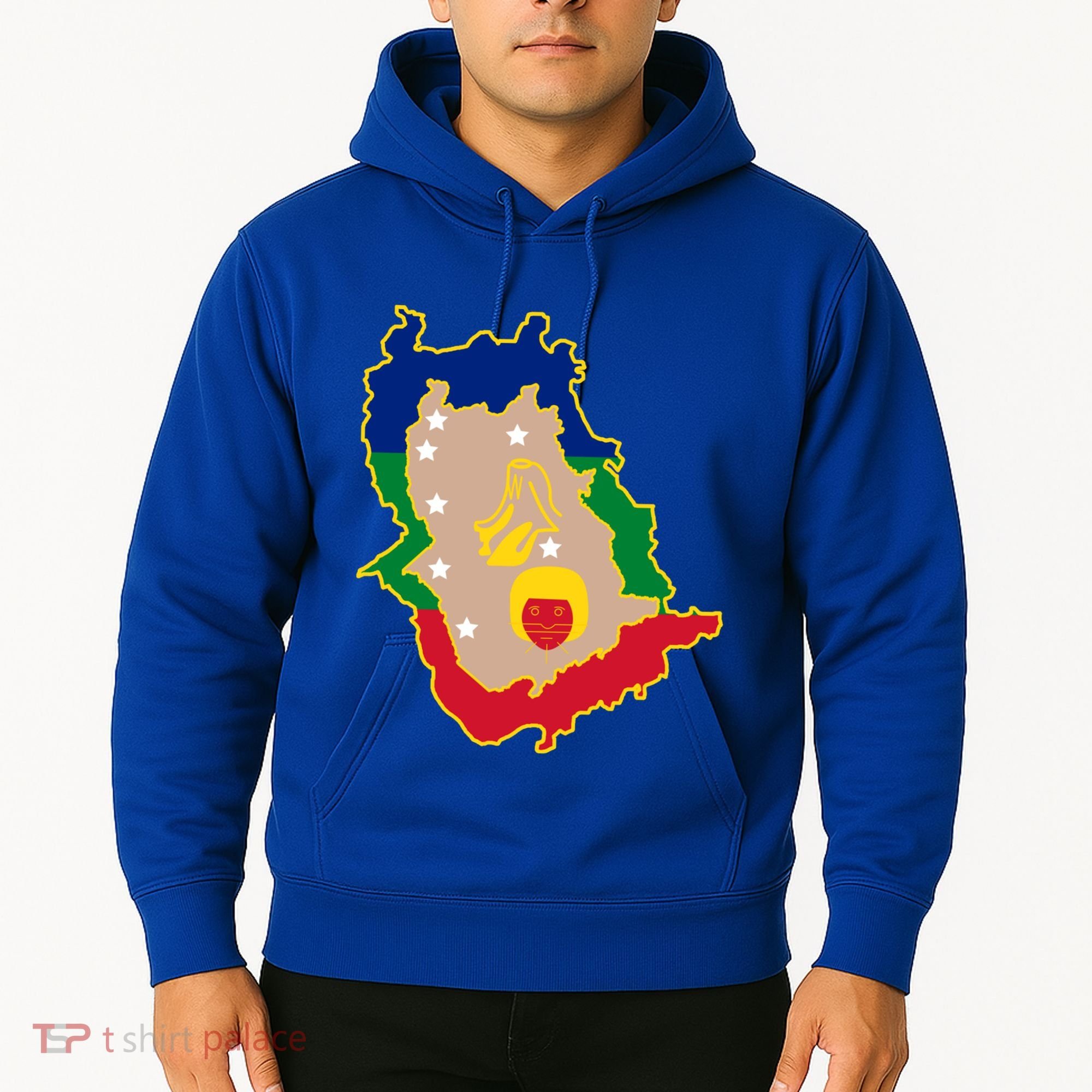 Flag Map Of Amazonas Venezuela Gift Hoodie