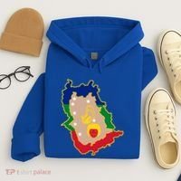Flag Map Of Amazonas Venezuela Gift Hoodie thumb 4