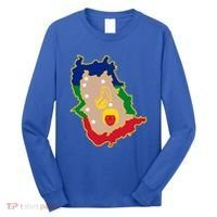 Flag Map Of Amazonas Venezuela Gift Long Sleeve Shirt thumb 0