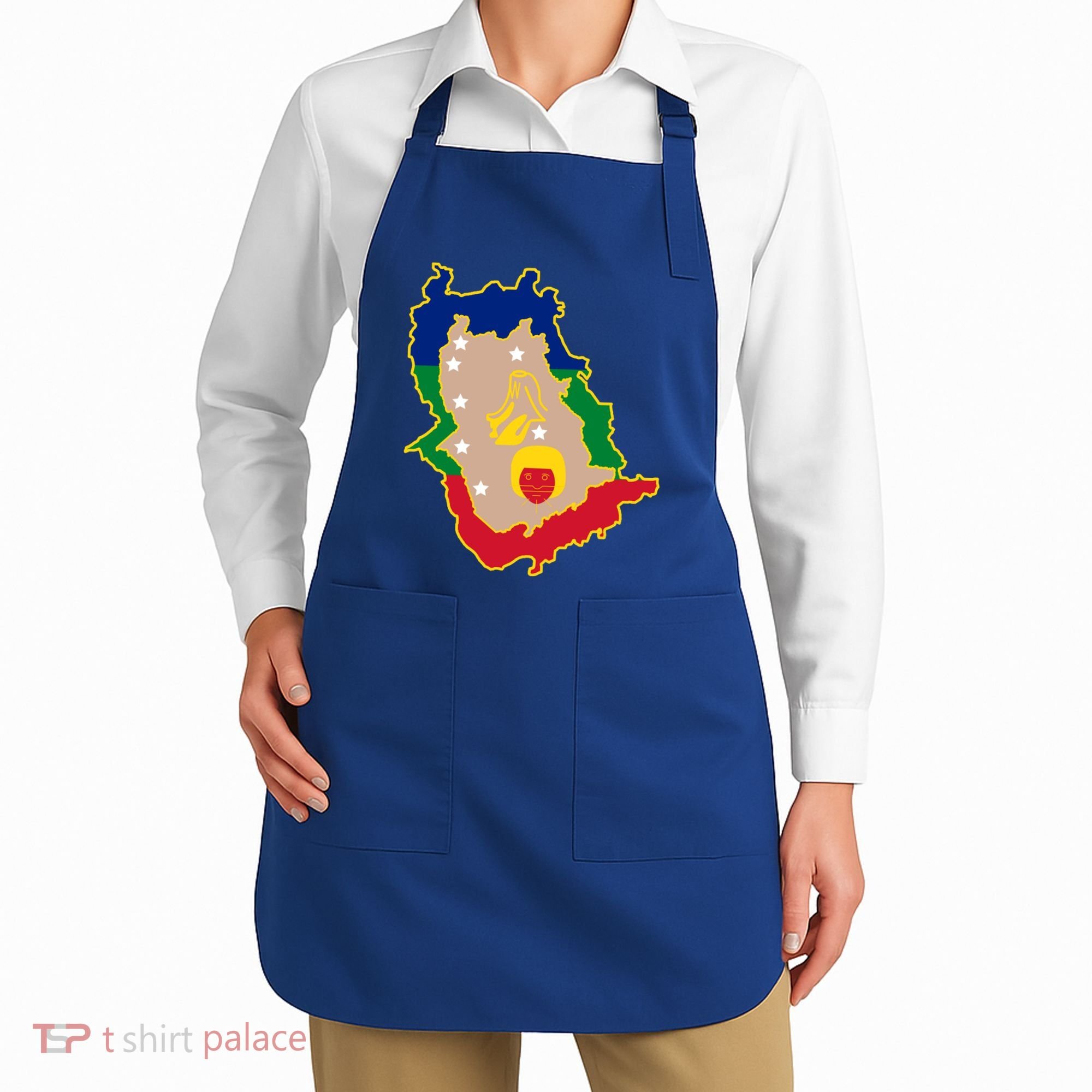 Flag Map Of Amazonas Venezuela Gift Apron