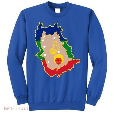 Flag Map Of Amazonas Venezuela Gift Sweatshirt