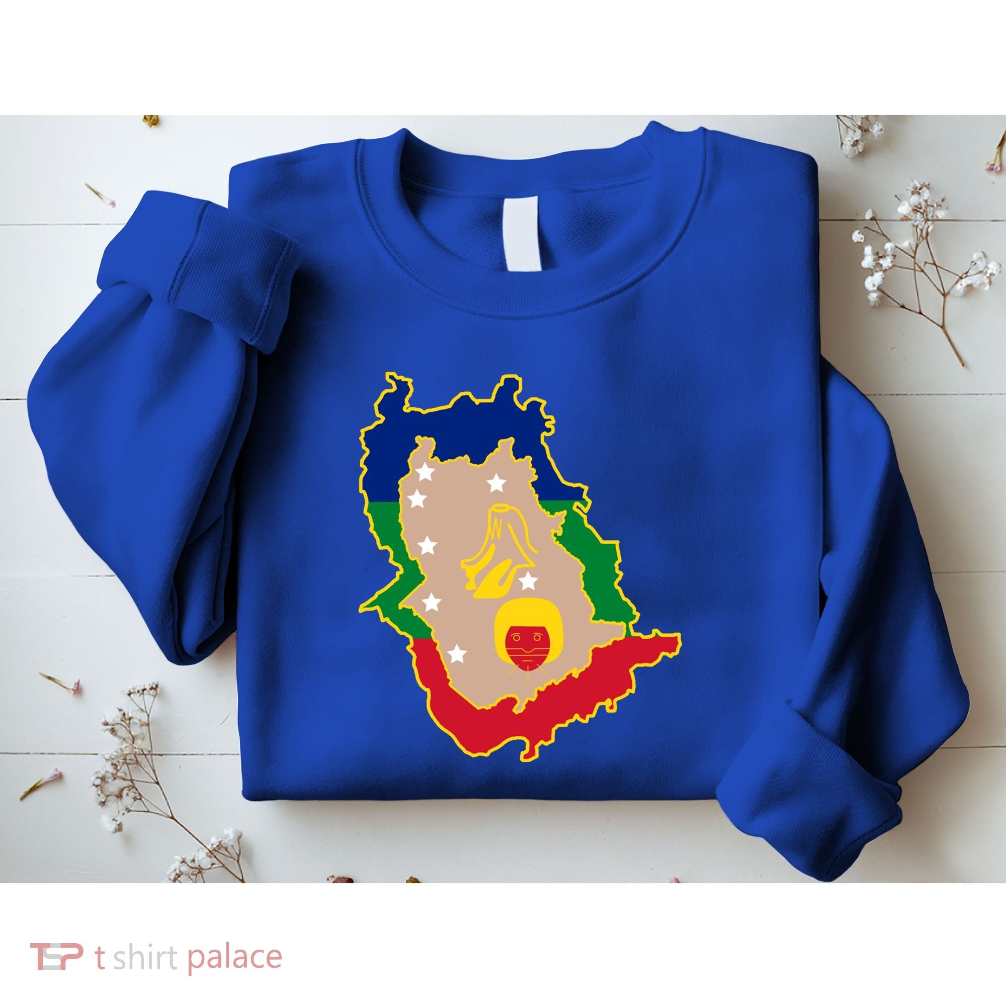 Flag Map Of Amazonas Venezuela Gift Sweatshirt