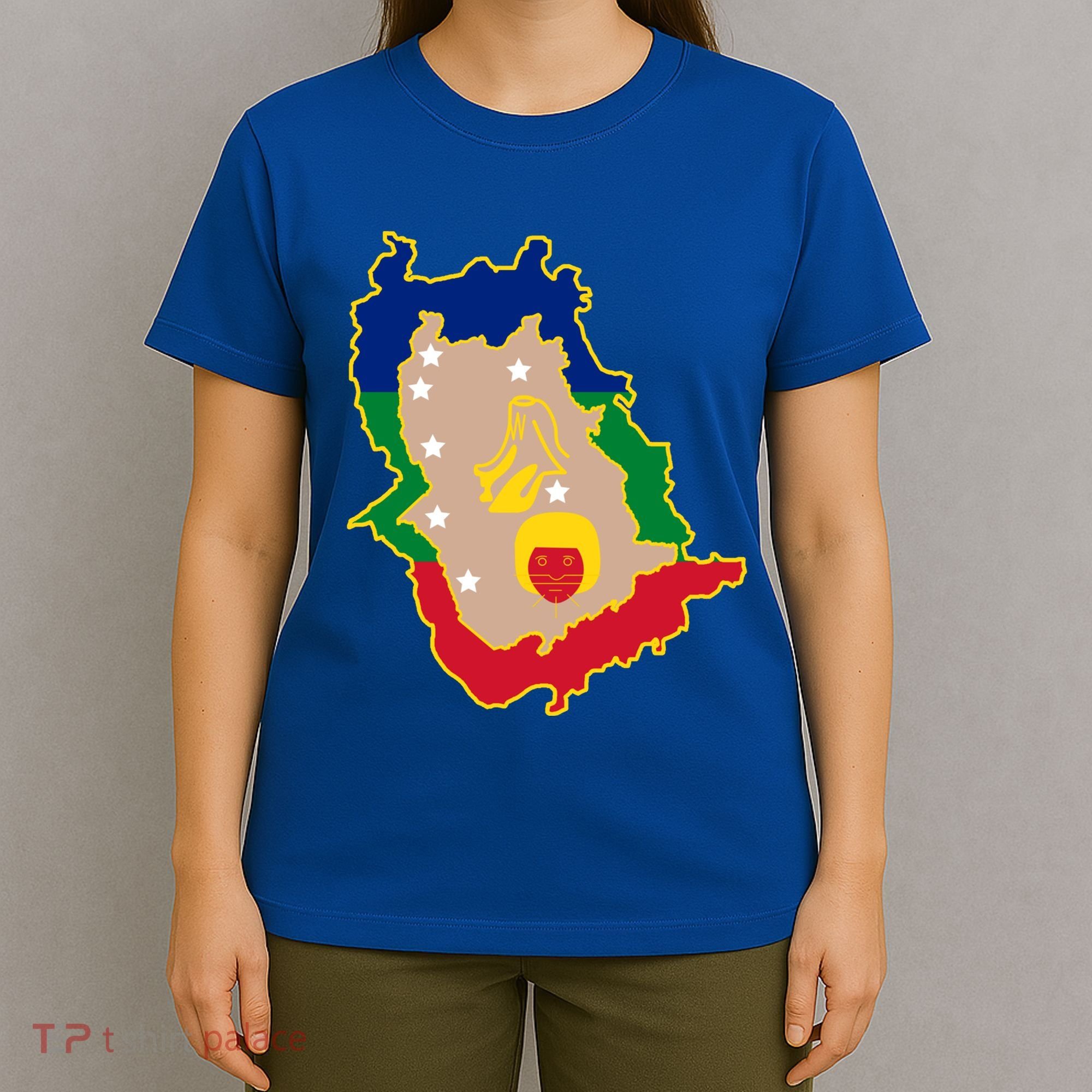 Flag Map Of Amazonas Venezuela Gift T-Shirt