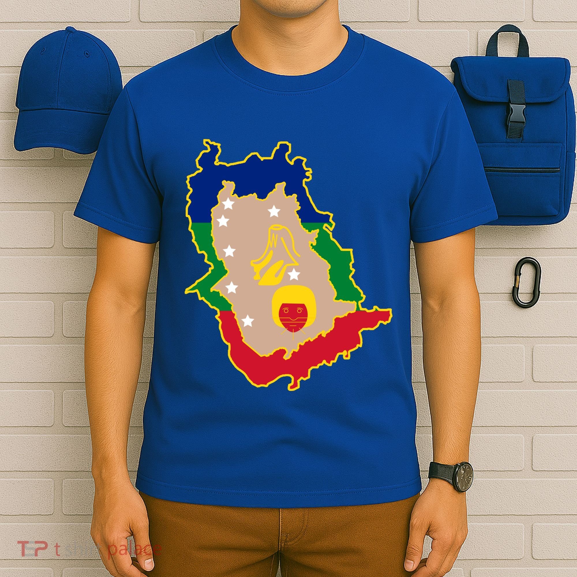 Flag Map Of Amazonas Venezuela Gift T-Shirt