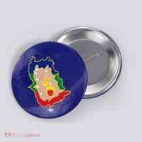 Flag Map Of Amazonas Venezuela Gift Button thumb 0
