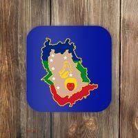 Flag Map Of Amazonas Venezuela Gift Coaster thumb 0