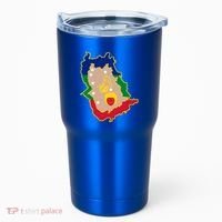 Flag Map Of Amazonas Venezuela Gift Tumbler thumb 0