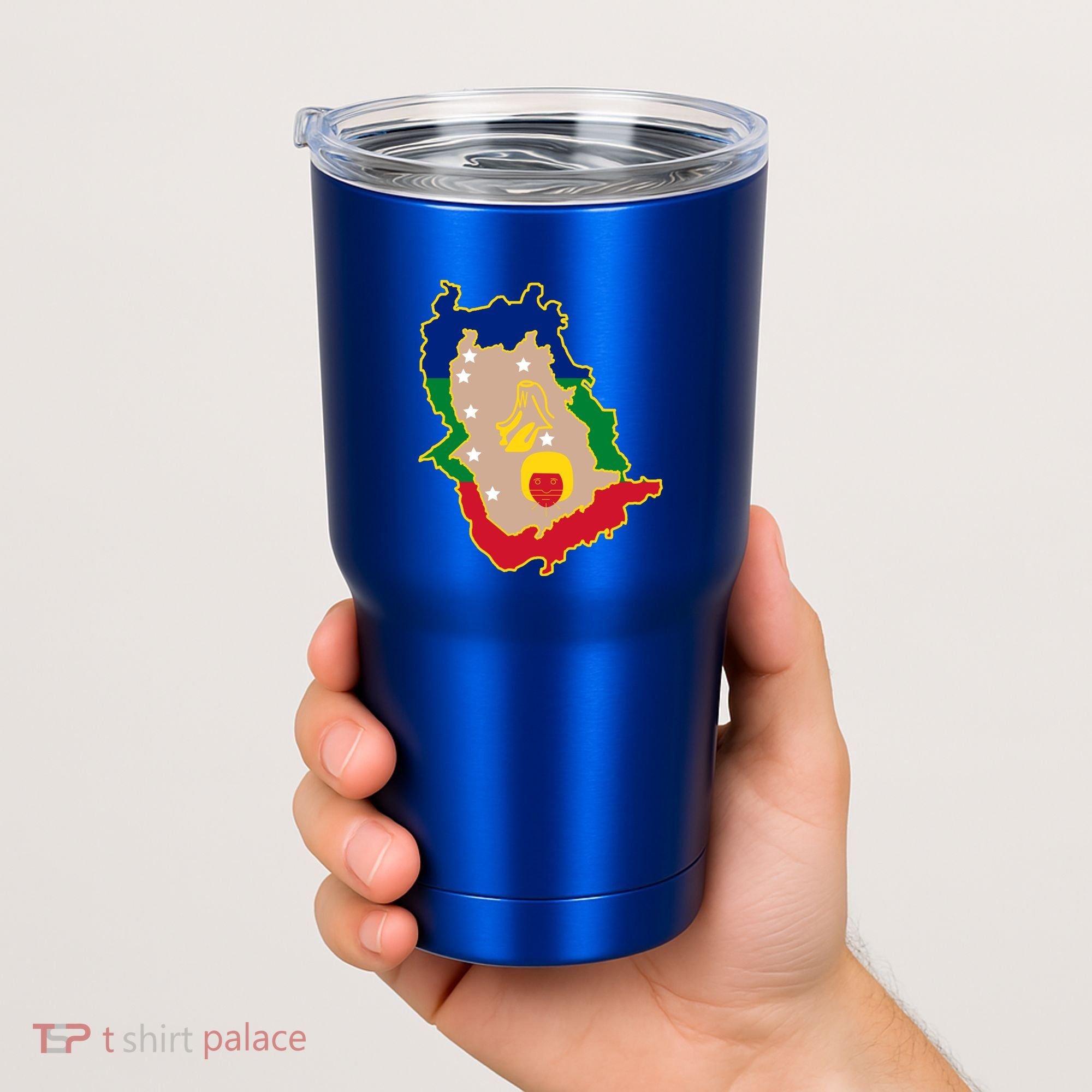 Flag Map Of Amazonas Venezuela Gift Tumbler