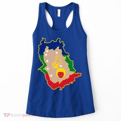 Flag Map Of Amazonas Venezuela Gift Women's Tank Top