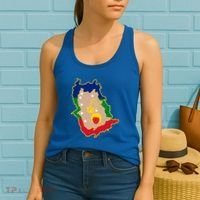Flag Map Of Amazonas Venezuela Gift Women's Tank Top thumb 2