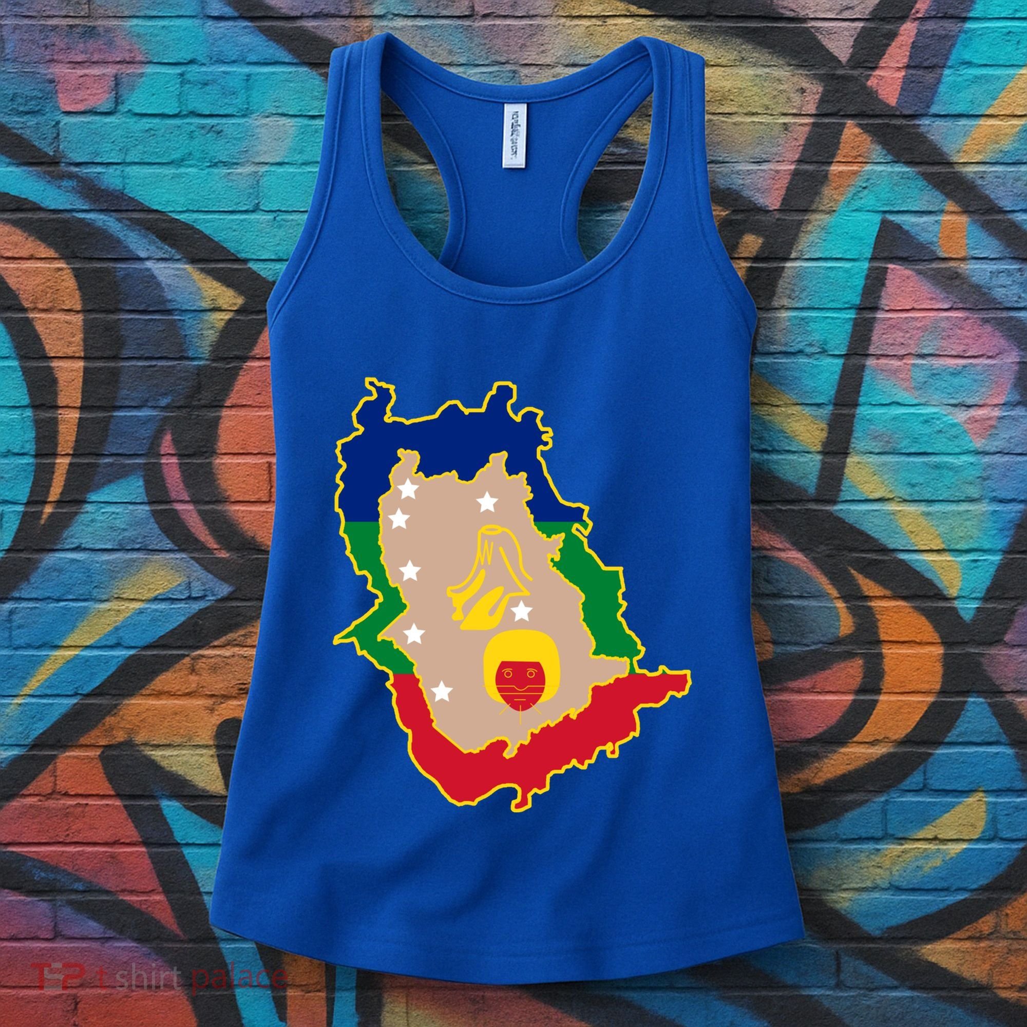 Flag Map Of Amazonas Venezuela Gift Women's Tank Top