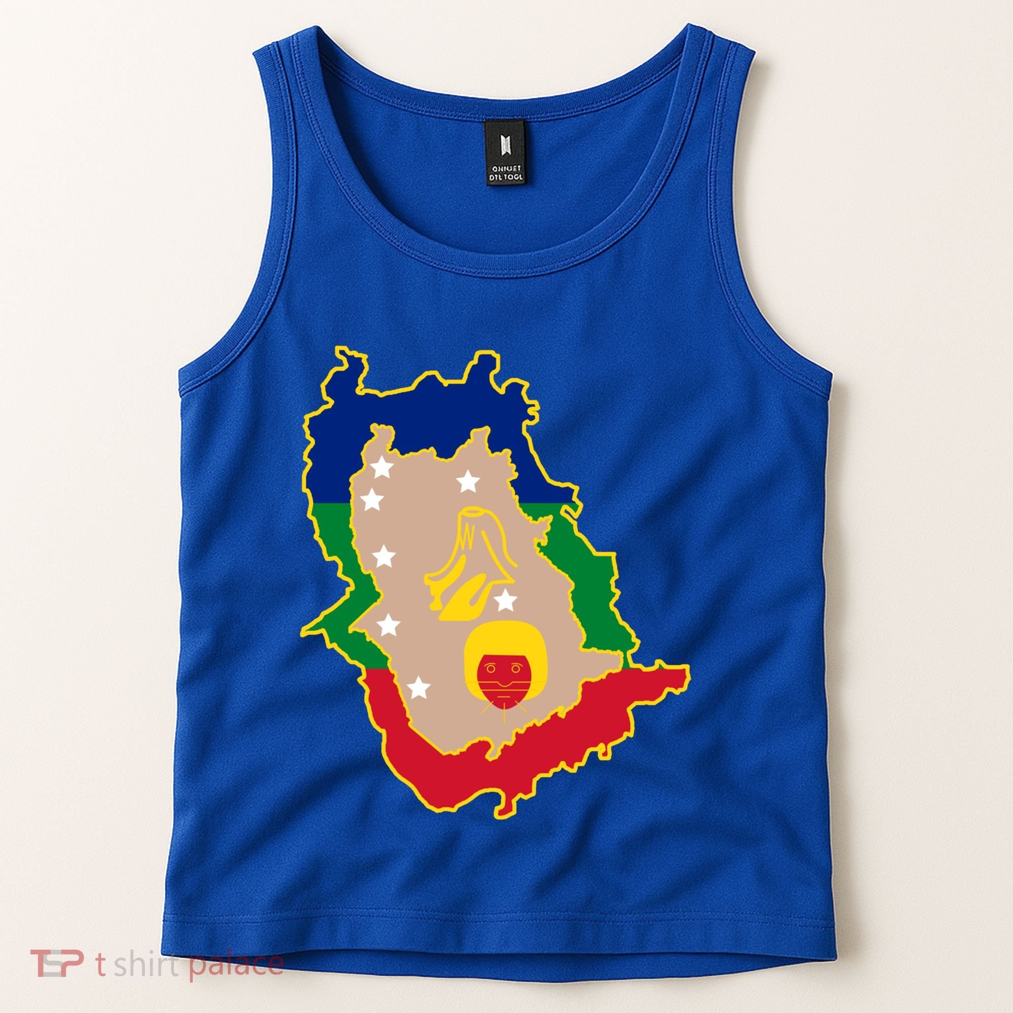 Flag Map Of Amazonas Venezuela Gift Tank Top