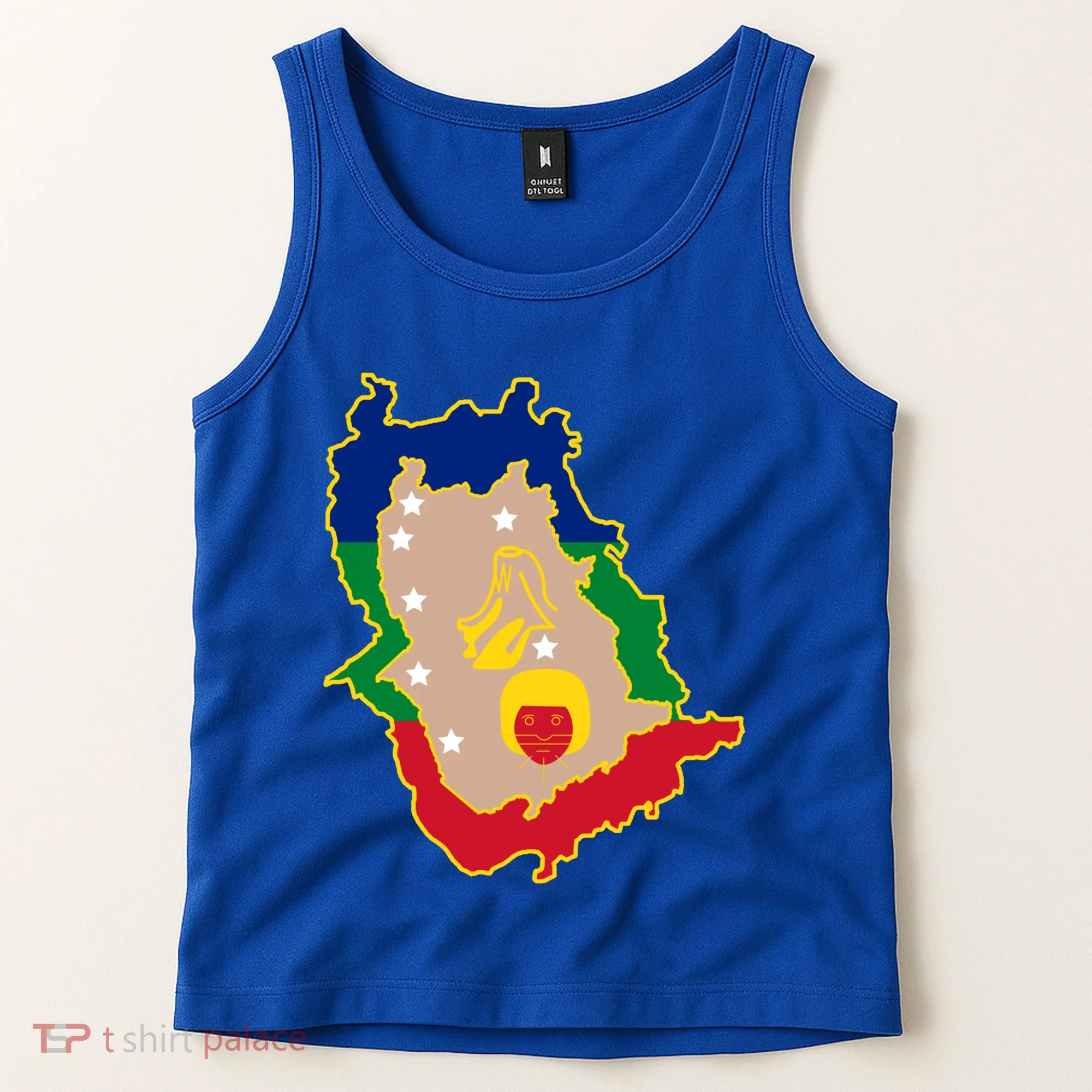 Flag Map Of Amazonas Venezuela Gift Tank Top