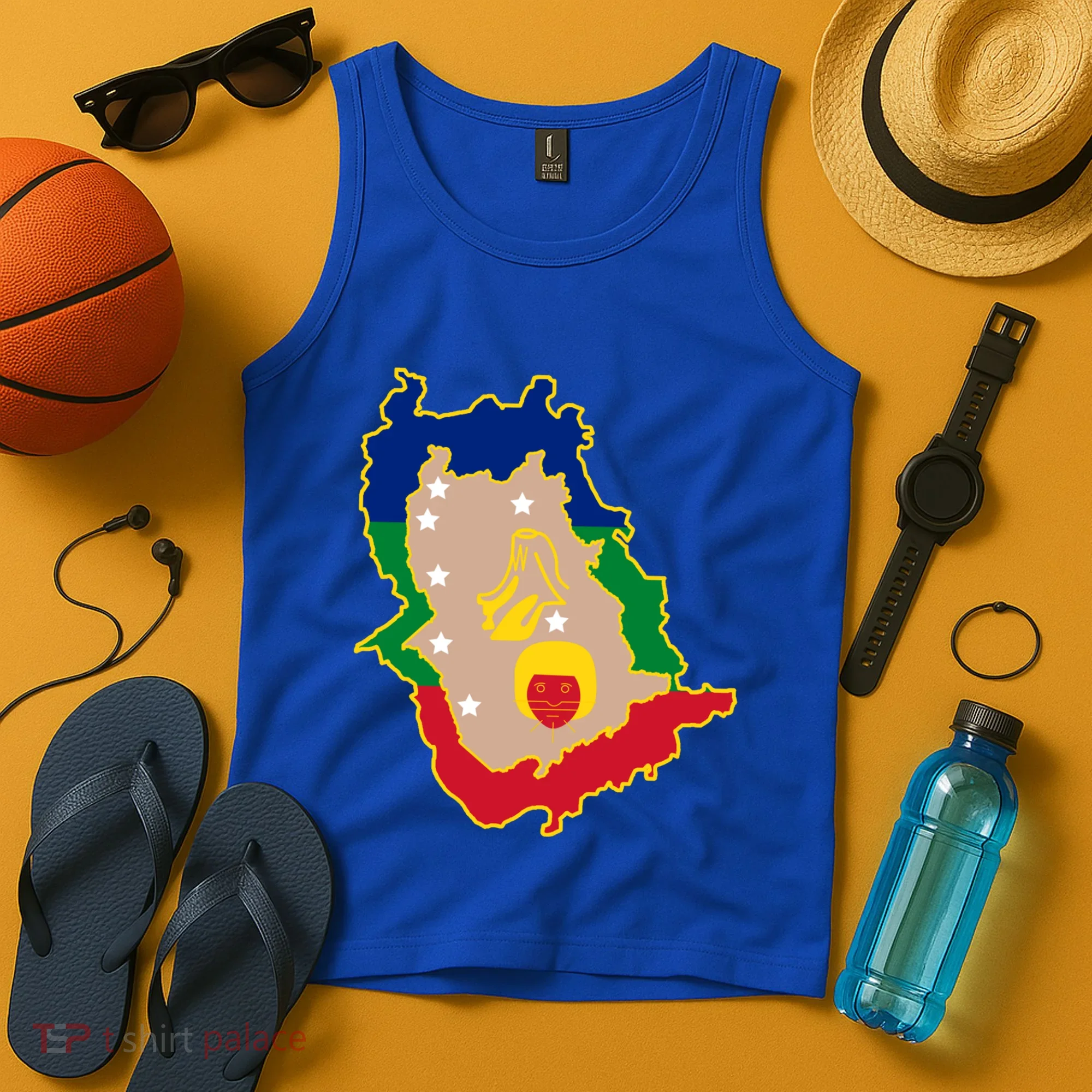 Flag Map Of Amazonas Venezuela Gift Tank Top