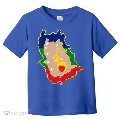 Flag Map Of Amazonas Venezuela Gift Toddler T-Shirt