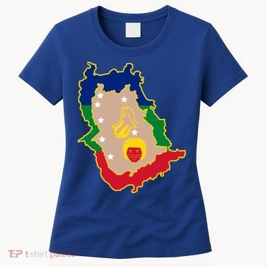 Flag Map Of Amazonas Venezuela Gift Women's T-Shirt