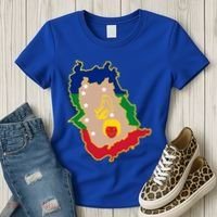 Flag Map Of Amazonas Venezuela Gift Women's T-Shirt thumb 3