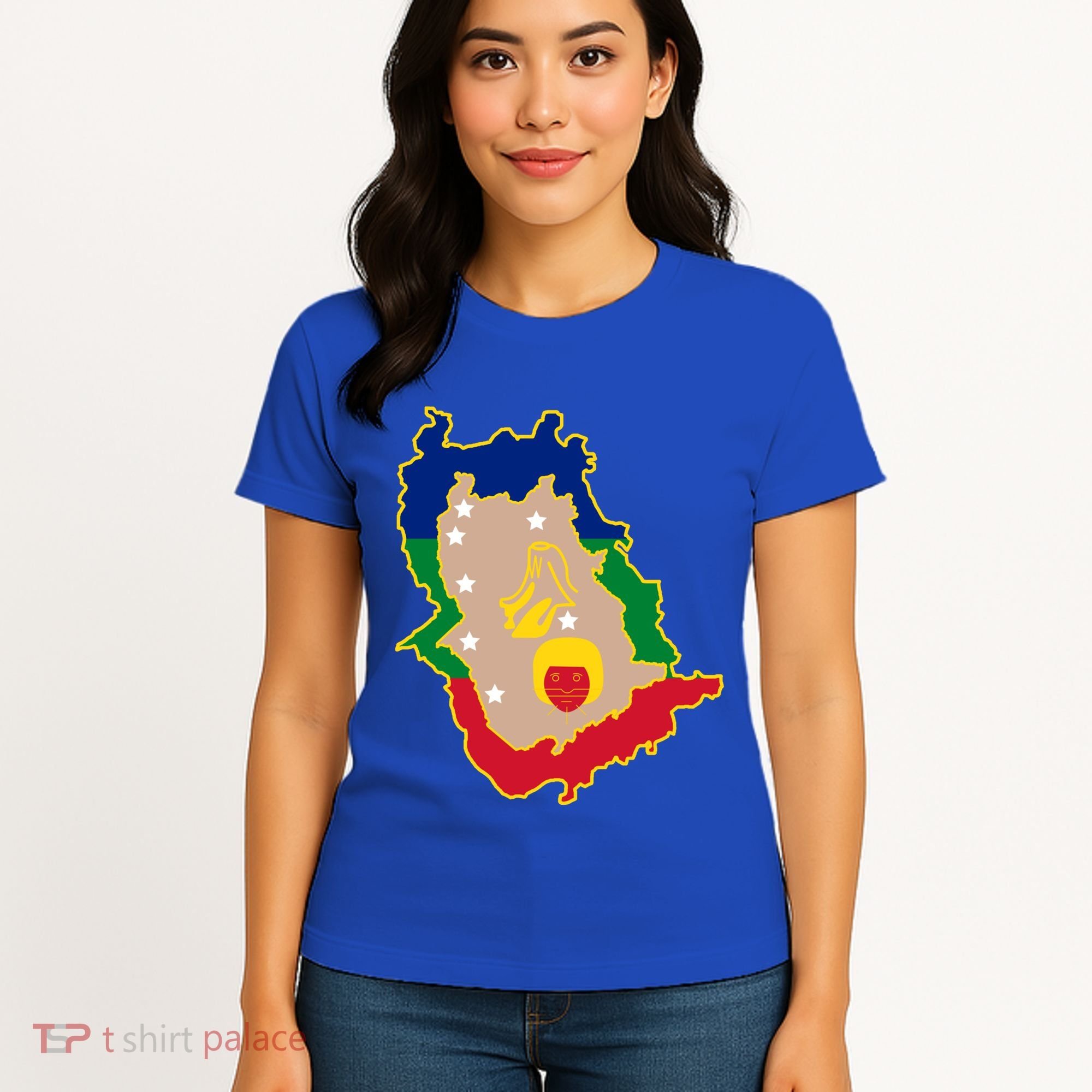Flag Map Of Amazonas Venezuela Gift Women's T-Shirt