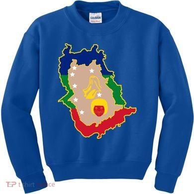 Flag Map Of Amazonas Venezuela Gift Kids Sweatshirt