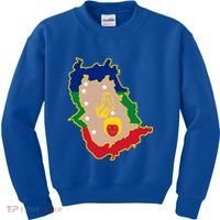 Flag Map Of Amazonas Venezuela Gift Kids Sweatshirt thumb 0