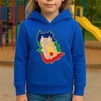 Flag Map Of Amazonas Venezuela Gift Kids Hoodie thumb 3