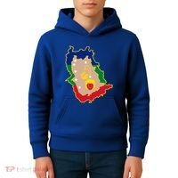 Flag Map Of Amazonas Venezuela Gift Kids Hoodie thumb 4
