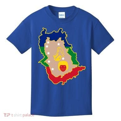 Flag Map Of Amazonas Venezuela Gift Kids T-Shirt