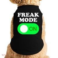 FREAK MODE ON - Funny Power Button Freaky Viral Slang Meme  Doggie Tank thumb 0