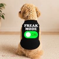 FREAK MODE ON - Funny Power Button Freaky Viral Slang Meme  Doggie Tank thumb 2