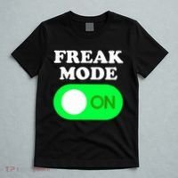 FREAK MODE ON - Funny Power Button Freaky Viral Slang Meme  T-Shirt thumb 5