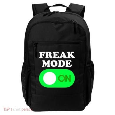 FREAK MODE ON - Funny Power Button Freaky Viral Slang Meme  Backpack