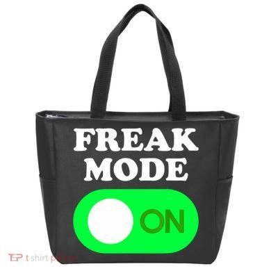 FREAK MODE ON - Funny Power Button Freaky Viral Slang Meme  Tote Bag