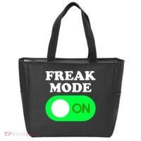 FREAK MODE ON - Funny Power Button Freaky Viral Slang Meme  Tote Bag thumb 0