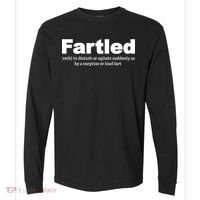 Fartled Meaning Offensive Funny Adult Humor Comfort Colors Heavyweight Long Sleeve T-Shirt thumb 0