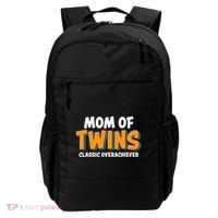 Funny Mom Of Twins Classic Overachiever Cool Twin Mom Gift Backpack thumb 0