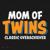 Funny Mom Of Twins Classic Overachiever Cool Twin Mom Gift Ornament thumb 1