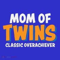 Funny Mom Of Twins Classic Overachiever Cool Twin Mom Gift Mousepad thumb 1