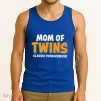 Funny Mom Of Twins Classic Overachiever Cool Twin Mom Gift Tank Top thumb 3