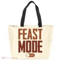 Feast Mode On Funny Thanksgiving Holiday Tote Bag thumb 0